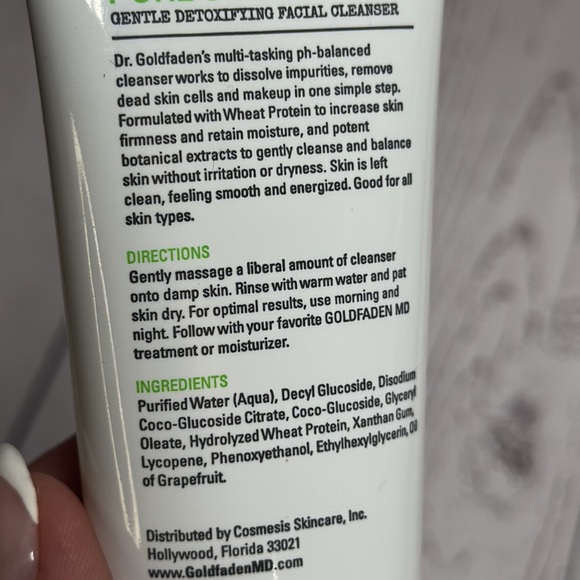 Goldfaden MD. Pure Start face wash 100ml - Picture 4 of 6